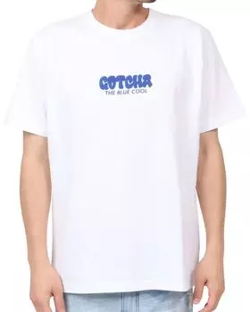 Футболка JAPAN Processed Foam Print 242G1066 белая XL [Gatcha]
