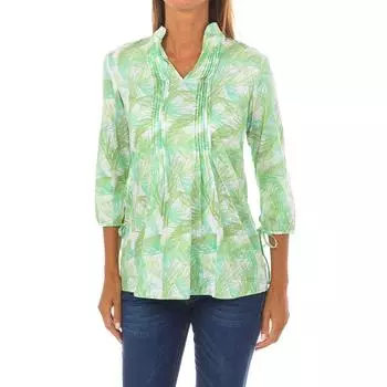 Футболка JILINA с v-образным вырезом и рукавами 3/4 GLVSW4047261 женщина S разноцветные