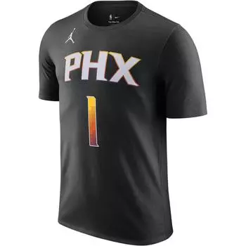 Футболка Jordan NBA Phoenix Suns Devin Booker Statement черная мужская уличная одежда DV5792-011 M