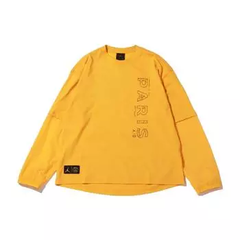 Футболка Jordan x Paris Saint-Germain L/S (Азия) Такси/черная мужская уличная одежда DV0625-705 M