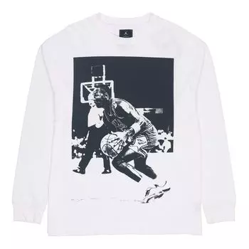 Футболка Jordan x Union MJL/S (Азия) Белая уличная одежда унисекс DM2842-133 M