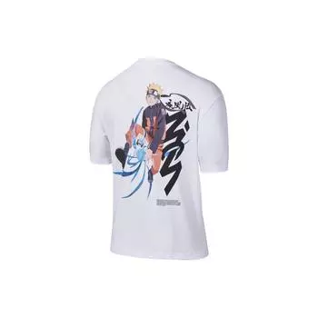 Футболка Jordan x Zion x Naruto (Азия) Белая уличная одежда унисекс DQ6830-100 S
