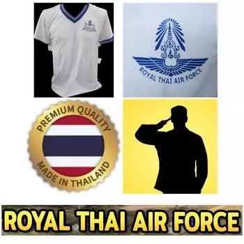 Футболка кадетов Королевских ВВС Таиланда, студенческая академия, военная футболка с принтом V-образным вырезом и коротким рукавом, быстросохнущая униформа для мужчин и женщин, унисекс S