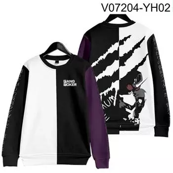 Футболка Kamen Rider с 3D-принтом, модная, с круглым вырезом и длинным рукавом, популярная, японская, аниме, уличная, размер плюс L