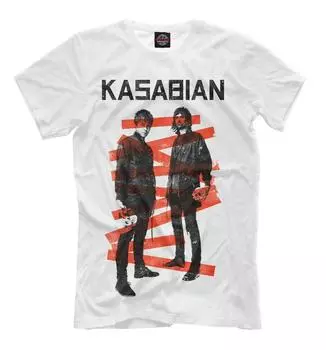 Футболка Kasabian с принтом рок-группы S