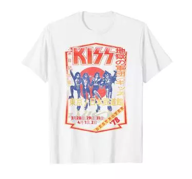 Футболка Kiss-Destroyer Япония 1978 года