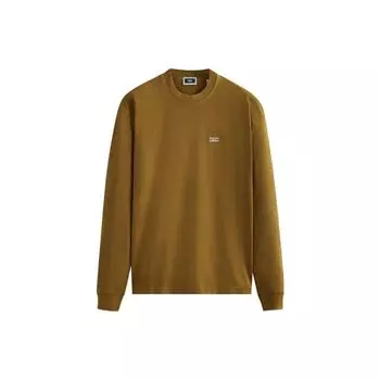 Футболка Kith Lax с длинными рукавами, топы унисекс, коричневый KHM030632-711 S