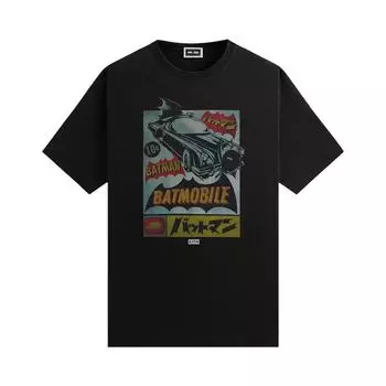 Футболка Kith x Batman в японском стиле, черная, мужские топы KHM032750-001 L
