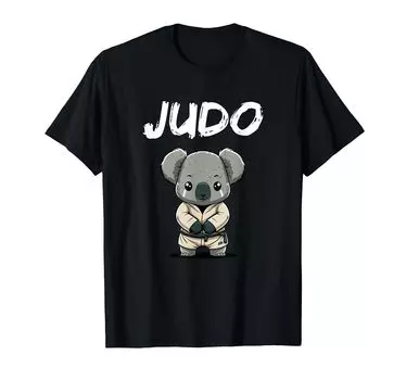 Футболка Koala Judo Gi для боевых искусств чёрный