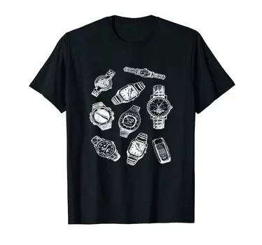 Футболка коллекционера роскошных часов Watch I Watch