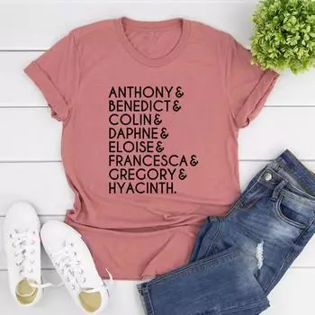 Футболка Lady Whistledown Society Paper Футболка, вдохновленная телешоу, женские графические футболки с коротким рукавом и принтом букв, повседневный топ L красный