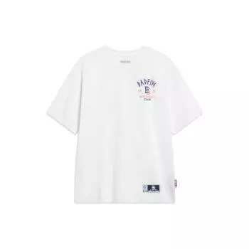 Футболка Li Ning Badfive Tactical Casual Letter Print с коротким рукавом, мужская, цвет Off-White AHST303-5 XXL