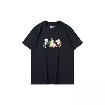 Футболка Li Ning Badfive в минималистском стиле с коротким рукавом, женские топы AHSQ284-7 M