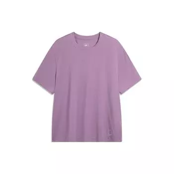 Футболка Li Ning China Color Series с круглым вырезом и коротким рукавом, мужская, фиолетовая, бамбуковая, AHSU297-5 S