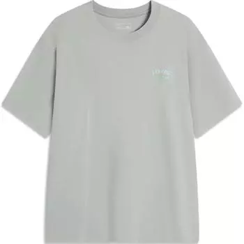 Футболка Li Ning Sports Lifestyle Series Chinese Culture Series с круглым вырезом, удобная, дышащая, универсальная, повседневная, с коротким рукавом AHSU317-2 S