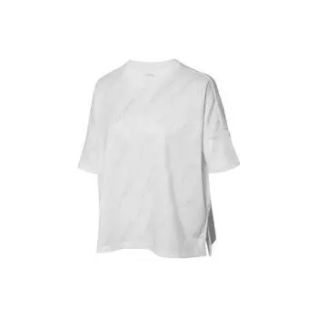 Футболка Li Ning Training Series Yoga Fitness Quick-Dry Loose Round Neck Short Sleeve T Shirt Women Tops Off-White ATSR364-2 XXL