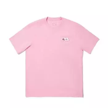 Футболка Li Ning Trendy Sports Series с круглым вырезом, удобная, дышащая, универсальная, с коротким рукавом, женская, персиково-деревянно-розовая AHSV788-6 XS