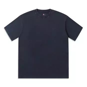 Футболка Li Ning Vital Series однотонная, свободного кроя, с круглым вырезом и коротким рукавом, унисекс, угольно-черного цвета AHST663-1 XL