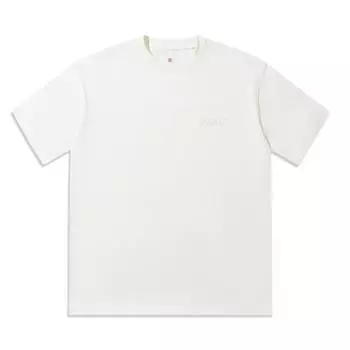 Футболка Li Ning Vital Series однотонная, свободного кроя, с круглым вырезом и коротким рукавом, унисекс, цвет белый AHST663-3 XL