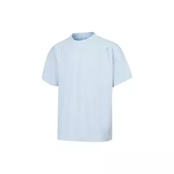 Футболка Li Ning X Jackie Chan Collaboration Kung Fu Series Pure Color Round Neck Casual Short Sleeve T Shirt Men Tops Sky-Blue AHST061-3 L