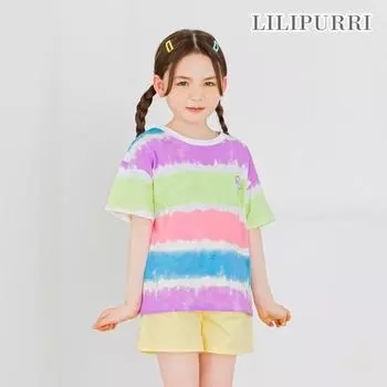 Футболка LillypuT Macaron розовая Pink/110