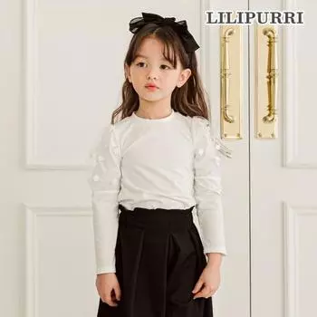 Футболка Lilypuri Moana Puff цвета слоновой кости Ivory/140