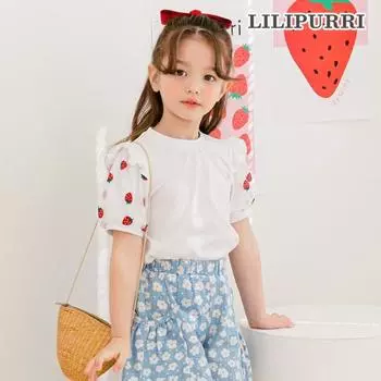 Футболка Lilypuri Very Berry с коротким рукавом, белая White/150