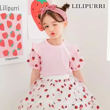 Футболка Lilypuuri Berry Berry розовая Pink/150