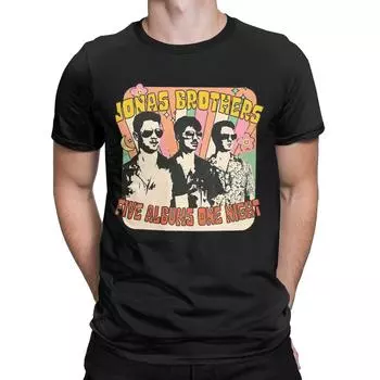 Футболка Lion Spirit Jonas Band Merch для мужчин и женщин, хлопковая повседневная футболка с коротким рукавом, подарок на день рождения S серый