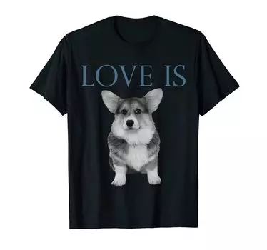 Футболка Love is Corgi