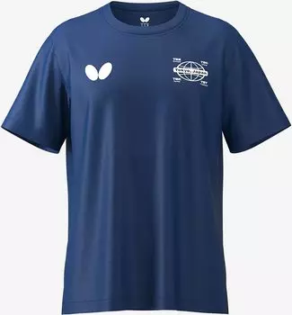 Футболка Lovers Quick 46770 S [Butterfly], впитывающая, высыхающая, эластичная, темно-синяя, тёмно-синий
