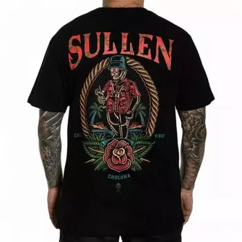 Футболка Maglietta Uomo Sullen Art Co. Americana Chill Vibes Нера Татуаджио XXL