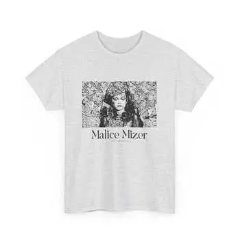 Футболка Malice Mizer плотностью 230 г/м, 100% хлопок, без логотипа Logique, Visual Kei Mana Kozi, 7 цветовых решений XXS белый