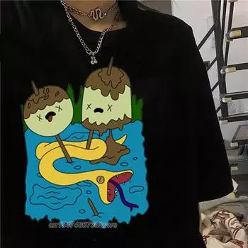 Футболка Marceline And Princess Bubblegum Kawaii, забавная футболка, подарочная футболка, уличная футболка, футболка больших размеров для мужчин/женщин 90-х годов S