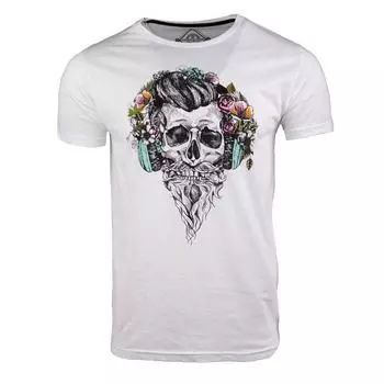 Футболка Messina с принтом черепа Мужской BLAGGIO S белый