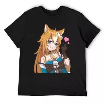 Футболка Miss Hina Heart Футболки Футболки с графическим дизайном Футболки с аниме Простые белые футболки для мужчин S белый