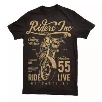 Футболка Мотоцикл Ride Free Мотоцикл Байкер Топ Гонщик XXXL