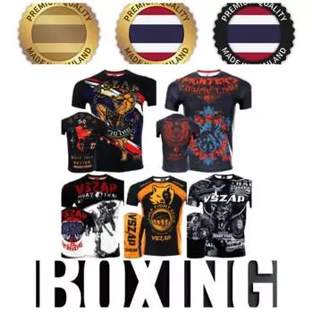 Футболка Muay Thai Kick Boxing 3D Print VSZAP Gothic Graphic для мужчин и женщин, унисекс, короткий рукав, круглый вырез, смешанные боевые искусства, уличная одежда, повседневная XS