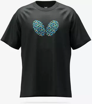 Футболка Multi 46580 L [Butterfly] черная/синяя