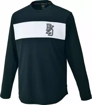 Футболка мужская BEAMS DESIGN с длинным рукавом BOT77203 S [Z], цвет черный/белый