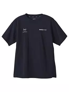 Футболка мужская Descente с коротким рукавом, вырезом под горло, быстросохнущая, эластичная, уменьшает липкость, NV, O