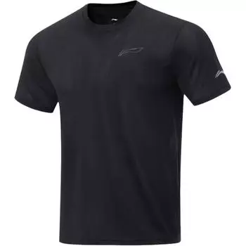 Футболка мужская дышащая с коротким рукавом и круглым вырезом Li Ning Running Series ATST347-1 M