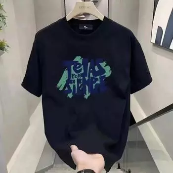 Футболка мужская из 100% хлопка с принтом роз и цветком, с коротким рукавом, с круглым вырезом, свободные женские топы большого размера S бежевый