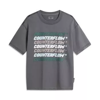 Футболка мужская Li Ning CF Comfort Casual с круглым вырезом и коротким рукавом ATSU613-1