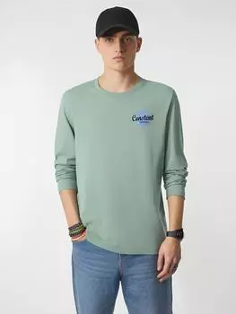 Футболка мужская Little Planet с длинными рукавами и круглым вырезом из чистого хлопка, размер плюс, S-5XL S