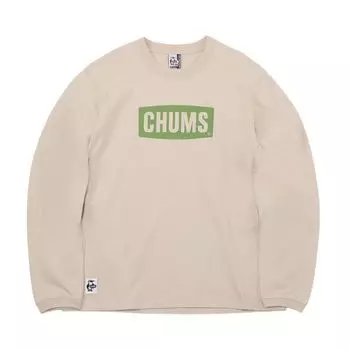 Футболка мужская Retro Logo Brushed Greige x [Chums] L/S Lt.Grn