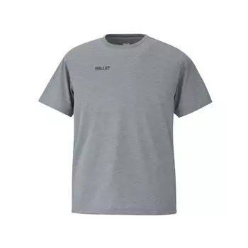 Футболка мужская с внутренним защитным экраном от насекомых Mountain Climbing M с коротким рукавом MIV02069 Heather Grey 2XL [Millet] (НОВЫЙ ЛОГОТИП)