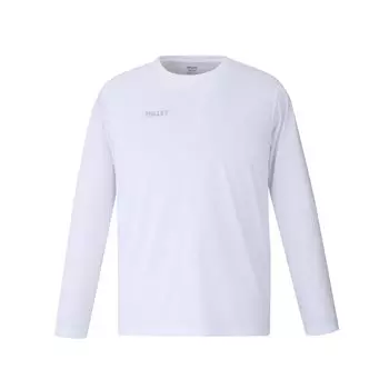 Футболка мужская с внутренним защитным экраном от насекомых Mountain Climbing M с длинным рукавом и логотипом MIV02068 2XL [Millet], цвет белый (НОВЫЙ ЛОГОТИП)