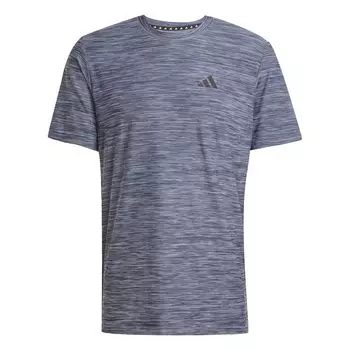 Футболка мужская Train Essentials Stretch Training BXH44 Silver [Adidas] Фиолетовая/чернильная/черная (JP4958)