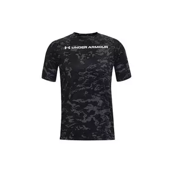 Футболка мужская Under Armour ABC с круглым вырезом и камуфляжным принтом и надписью «Training», персиково-серый цвет 1361698-012 S
